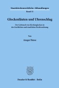 Cover-Bild zum Titel 'Glockenläuten und Uhrenschlag.' von 'Ansgar Hense'