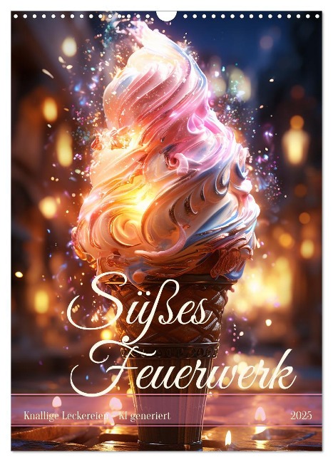 Süßes Feuerwerk (Wandkalender 2025 DIN A3 hoch), CALVENDO Monatskalender - Cathrin Illgen