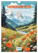 Cover-Bild zum Titel 'Fantasievolle Idylle (Wandkalender 2026 DIN A4 hoch), CALVENDO Monatskalender' von 'Julia Roder'