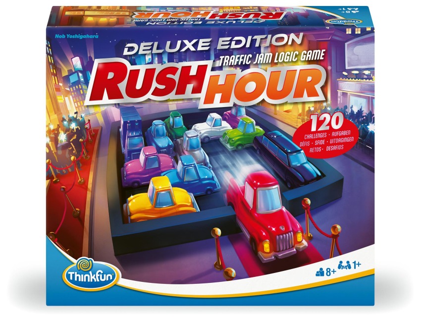 ThinkFun Rush Hour® Deluxe - Denkspiel ab 8 Jahre - 