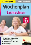 Cover-Bild zum Titel 'Wochenplan Sachrechnen / Klasse 6' von 'Cornelia Pantenburg'