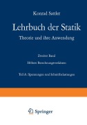 Cover-Bild zum Titel 'Spannungen und Schnittbelastungen' von 'Konrad Sattler'