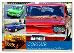 Cover-Bild zum Titel 'CORVAIR - Ein Chevy mit Heckmotor und ohne Heckflossen (Wandkalender 2026 DIN A4 quer), CALVENDO Monatskalender' von 'Henning von Löwis of Menar'