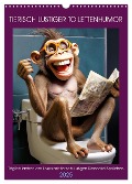Tierisch lustiger Toilettenhumor (Wandkalender 2025 DIN A3 hoch), CALVENDO Monatskalender - Peter Rübsamen