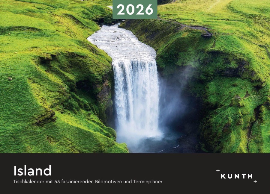 Island - KUNTH Tischkalender 2026 - 