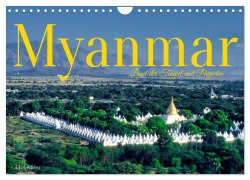 Cover-Bild zum Titel 'Myanmar Land der Tempel und Pagoden (Wandkalender 2026 DIN A4 quer), CALVENDO Monatskalender' von 'Uli Geißler'