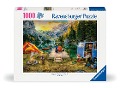 Cover-Bild zum Titel 'Erwachsenenpuzzle 1000 Teile - Campingurlaub' von ''