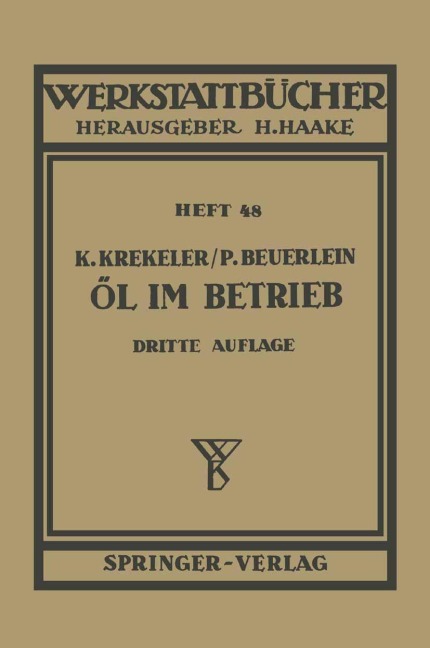 Öl im Betrieb - P. Beuerlein, K. Krekeler