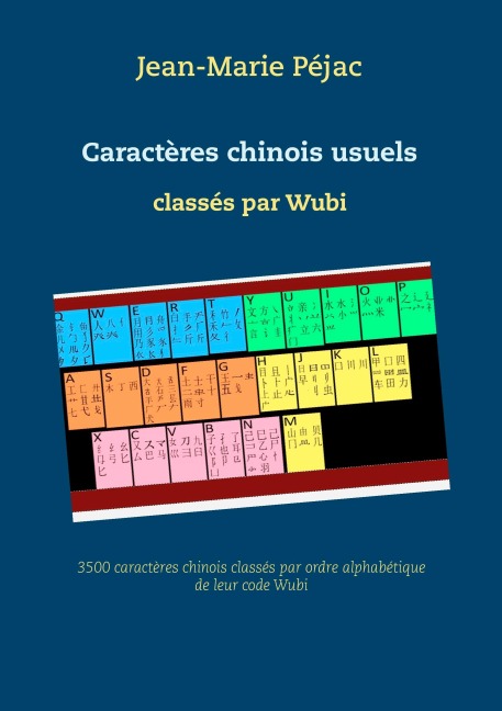 Caractères chinois usuels classés par Wubi - Jean-Marie Péjac