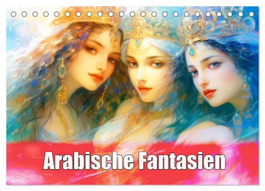 Arabische Fantasien (Tischkalender 2026 DIN A5 quer), CALVENDO Monatskalender - Liselotte Brunner-Klaus