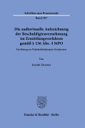 Cover-Bild zum Titel 'Die audiovisuelle Aufzeichnung der Beschuldigtenvernehmung im Ermittlungsverfahren gemäß § 136 Abs. 4 StPO' von 'Jannik Ziesmer'