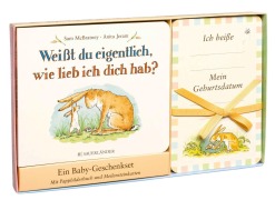 Cover-Bild zum Titel 'Weißt du eigentlich, wie lieb ich dich hab? Baby-Geschenkset' von 'Sam Mcbratney'