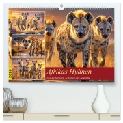 Cover-Bild zum Titel 'Afrikas Hyänen. Die kichernden Schatten der Savanne (hochwertiger Premium Wandkalender 2026 DIN A2 quer), Kunstdruck in Hochglanz' von 'Rose Hurley'