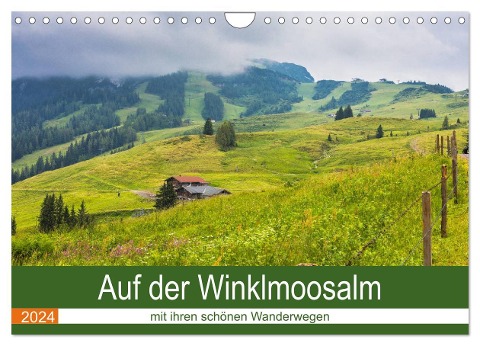 Auf der Winklmoosalm (Wandkalender 2024 DIN A4 quer), CALVENDO Monatskalender - Brigitte Dürr