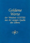 Cover-Bild zum Titel 'Goldene Worte der Weisheit Gottes aus der ewigen Quelle des Lebens' von 'Gabriele'