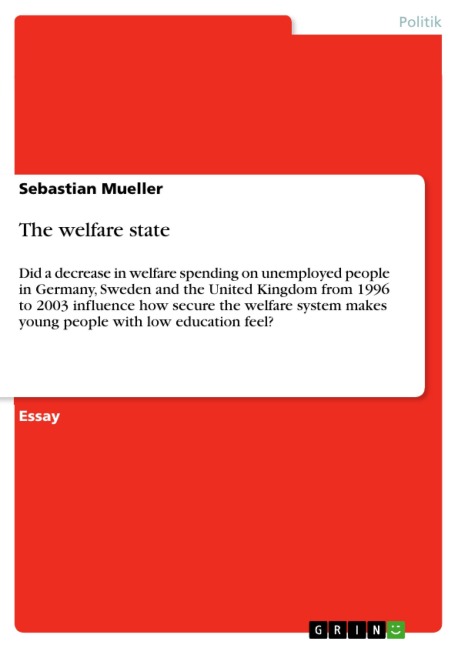The welfare state - Sebastian Mueller