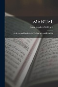 Cover-Bild zum Titel 'Manual: Analytical and Synthetical of Orthography and Definition' von 'James Napoleon McElligott'
