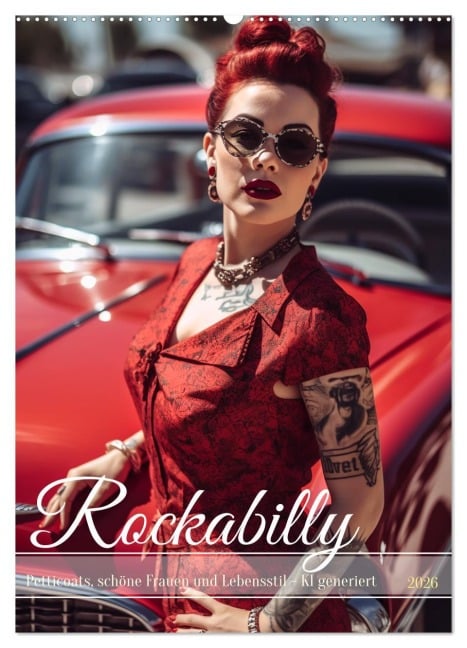 Rockabilly (Wandkalender 2026 DIN A2 hoch), CALVENDO Monatskalender - Cathrin Illgen