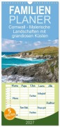 Cover-Bild zum Titel 'Familienplaner 2027 - Cornwall - Malerische Landschaften mit grandiosen Küsten mit 5 Spalten (Wandkalender, 21 x 45 cm) CALVENDO' von 'Dieter Meyer'