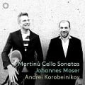 Cover-Bild zum Titel 'Martinu Cello Sonatas' von 'Johannes/Korobeinikov Moser'