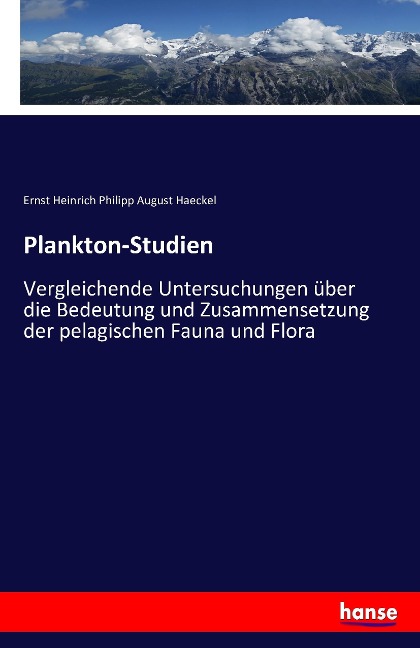 Plankton-Studien - Ernst Heinrich Philipp August Haeckel
