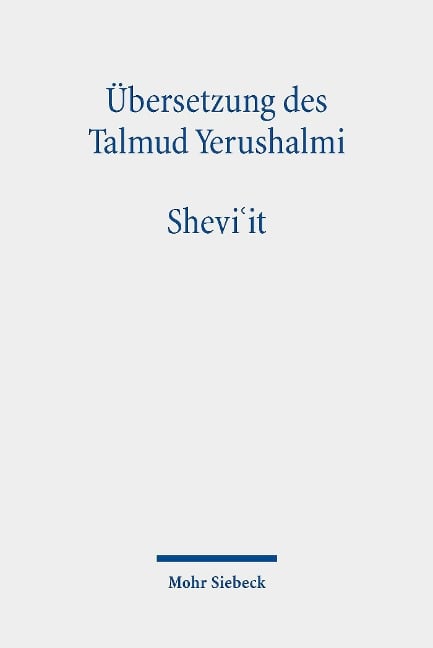 Übersetzung des Talmud Yerushalmi - 