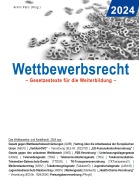 Cover-Bild zum Titel 'Wettbewerbsrecht 2024' von ''