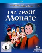 Cover-Bild zum Titel 'Die zwölf Monate' von 'Samuil Marshak, Nikolay Erdman, Moisey Vaynberg'
