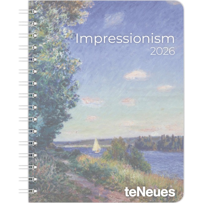 Impressionism 2026 - Diary - Buchkalender - Taschenkalender - Kunstkalender - 16,5x21,6 - 