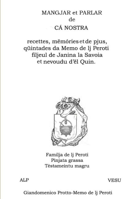 MANGJAR e PARLAR de CÁ NOSTRA - Carlo Protto