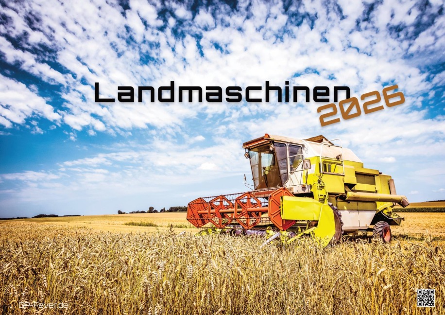 Landmaschinen - Traktor - 2026 - Kalender DIN A3 - 