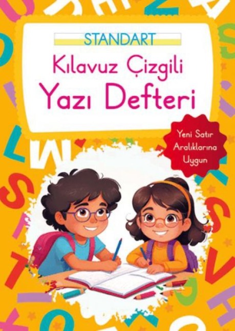 Kilavuz Cizgili Yazi Defteri Büyük Boy - Turuncu - Kolektif