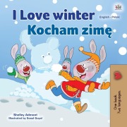 Cover-Bild zum Titel 'I Love Winter (English Polish Bilingual Book for Kids)' von 'Shelley Admont, Kidkiddos Books'