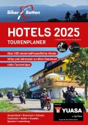 Cover-Bild zum Titel 'Bikerbetten Hotels 2024' von 'Bikerbetten - TVV Touristik Verlag GmbH'
