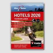 Cover-Bild zum Titel 'Bikerbetten Hotels 2024' von 'Bikerbetten - TVV Touristik Verlag GmbH'