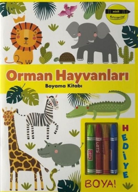Orman Hayvanlari Boyama Kitabi - Kolektif
