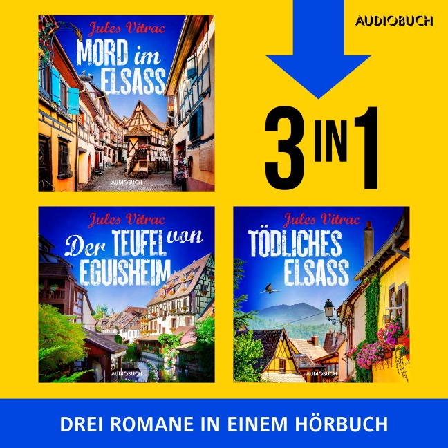 Mord im Elsass, Der Teufel von Eguisheim & Tödliches Elsass - Jules Vitrac