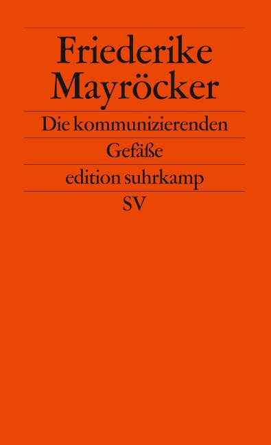Die kommunizierenden Gefäße - Friederike Mayröcker