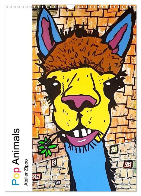 Pop Art Animals - Atelier Zippo (Wandkalender 2026 DIN A3 hoch), CALVENDO Monatskalender - Katja M. Zippo