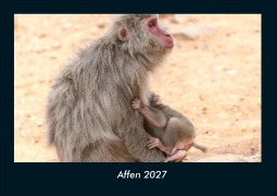Cover-Bild zum Titel 'Affen 2027 Fotokalender DIN A4' von 'Tobias Schmitt, Kevin Heber'