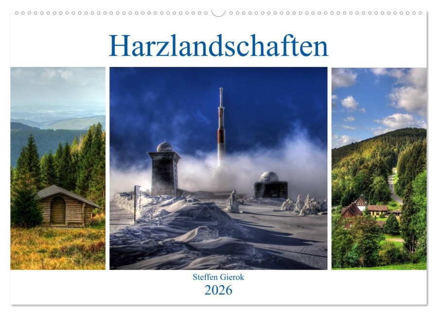 Harz Landschaften (Wandkalender 2026 DIN A2 quer), CALVENDO Monatskalender - Steffen Gierok