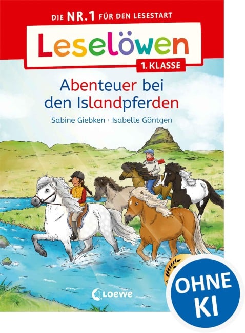 Leselöwen 1. Klasse - Abenteuer bei den Islandpferden - Sabine Giebken