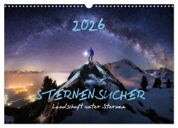 Cover-Bild zum Titel 'Sternensucher - Landschaft unter Sternen (Wandkalender 2026 DIN A3 quer), CALVENDO Monatskalender' von 'Nicholas Roemmelt'