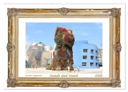 Cover-Bild zum Titel 'Hunde sind Kunst (Wandkalender 2026 DIN A2 quer), CALVENDO Monatskalender' von 'Karolin Heepmann'