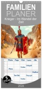 Cover-Bild zum Titel 'Familienplaner 2026 - Krieger - Im Wandel der Zeit mit 5 Spalten (Wandkalender, 21 x 45 cm) CALVENDO' von 'Sell Pixs:Sell'