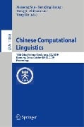 Chinese Computational Linguistics - 