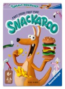 Cover-Bild zum Titel 'Snackaroo - Kartenspiel ab 6 Jahren' von 'Rudi Biber'