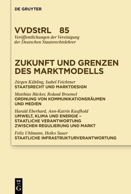Zukunft und Grenzen des Marktmodells - 