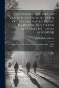 Cover-Bild zum Titel 'Redevoering Ter Viering Van Den Vijfentwintigsten Verjaardag Van De Eerste Bemoeijingen Van Den Staat Met Het Lager Onderwijs: Uitgesproken In De Groo' von ''