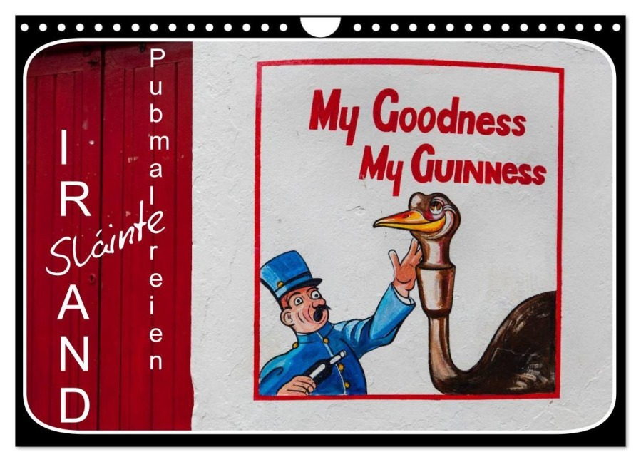 Sláinte IRLAND - Pubmalereien (Wandkalender 2026 DIN A4 quer), CALVENDO Monatskalender - Ferry Böhme